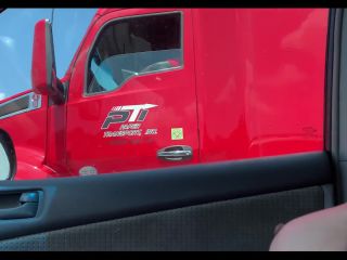 Hairy wife flashing truck drivers - Pussy-1