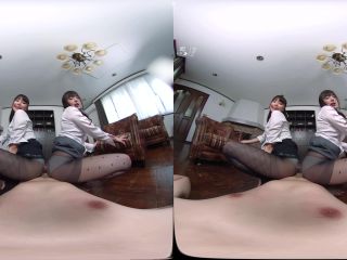 Kuroki Ikumi, Nonomiya Misato VARM-046 【VR】 VR That Is Bullying Chi ○ Po Anyway To Black Stockings Sister - 3P-8