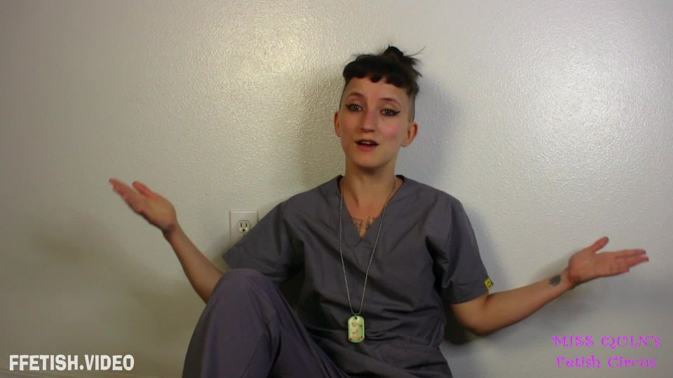 xxx video clip 44 ThatMissQuin - Bitch Quarantine Nurse POV Foot Lick - verbal humiliation - fetish porn fur fetish mistress