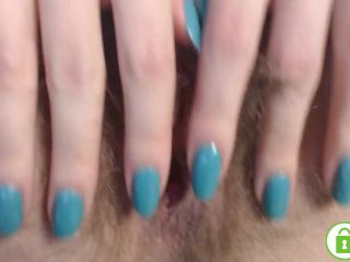 M@nyV1ds - PregnantMiodelka - Playing with hairy pussy close up-4