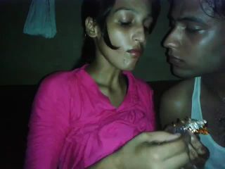 Desi Teen Kiss With Chocolate-4