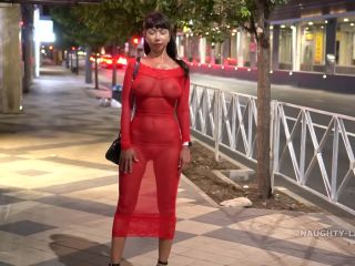 2020 07 30 Red transparent dress-5