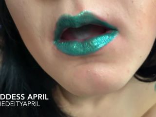 Goddess April Sip My blue spit - Financial Domination-1