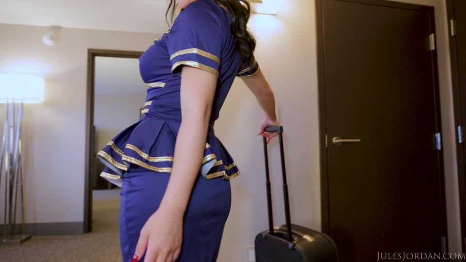 Nicole Doshi - Anal Airlines Layover - JulesJordan (FullHD 2021)
