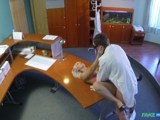 Perfect Sexy Blonde Gets Probed By Doctor On Reception Desk - April 07, 2014-8