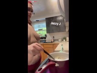 [GetFreeDays.com] BBW stepmom MILF cooks topless in thong your POV Adult Stream November 2022-0