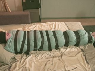 xxx video clip 1 insect fetish Foot worship for Dina that mummified with a blanket, tied bound girl on pussy licking-0