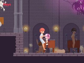 [GetFreeDays.com] Hentai Game Castle of Temptation. Succubus pixel animation erotic game. Sex Film June 2023-3