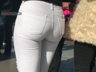 CandidCreeps 651 Strp White Jeans Perfect Ass Culo Booty Cand-4