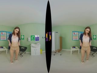  British Redhead Nurse Does Amazing Virtual Reality Striptease-2