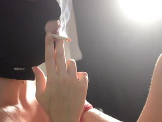 porn video 37 SmokingMania – Dawn 120s Smoking Tease 2, luscious lopez femdom on fetish porn -6