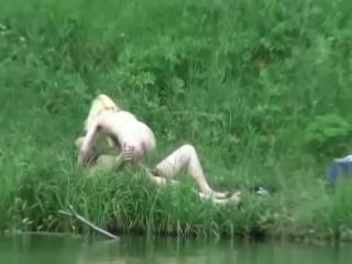 Older guy fucks a teen girl by the river-9