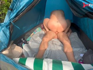 [GetFreeDays.com] Amateur sex in a tent in nature, gentle moans Sex Stream May 2023-5