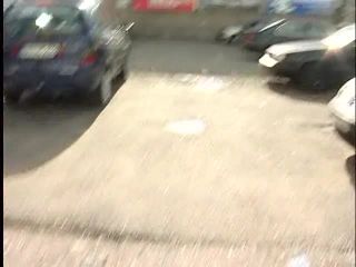 She gives him amazing blowjob on parking-6