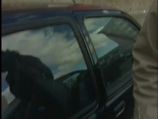 She gives him amazing blowjob on parking-7