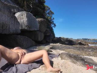 [GetFreeDays.com] Curvy nudist with hairy pussy on the beach Porn Leak January 2023-3
