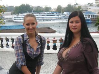 Russian sisters with crazy HUGE JUGGE - Big tits-6