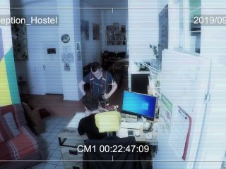 The Girl, The Guy And The Hostel Cuckold Blowjob-1