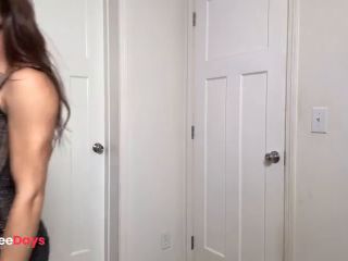 [GetFreeDays.com] NAUGHTY Transparent Dress Try On  HOT Pussy Tease Petite Brunette Sex Stream January 2023-5