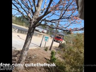 onlyfans Quitethefreak New Video Playing With My Pussy Outside  QuiteTheFreak -8