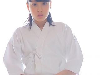 Hatsukoi Ryou Omoi pretty Asian teen in white  kimono-3