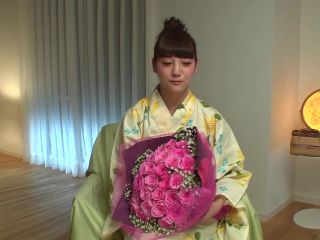 Hot milf in sexy kimono, solo masturbation on cam-2