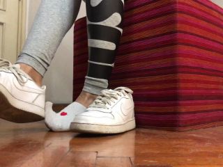 Dollhouse Studio - WHITE SOCKS IN NIKE SNEAKERS - Feet Worship*-2