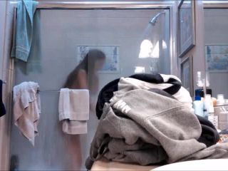 adult video 15 Nice brunete teen with hairy pussy taking a shower. hidden cam - nice - webcam my slave femdom-6