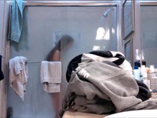 adult video 15 Nice brunete teen with hairy pussy taking a shower. hidden cam - nice - webcam my slave femdom-7