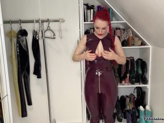 FetiliciousFans SiteRipPt 1Dressing in Ruby Latex Outfit by Rubella-9