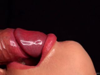 CLOSE UP Tongue And Lips BLOWJOB BEST Mouth For Your CUM Frenulum L...-7