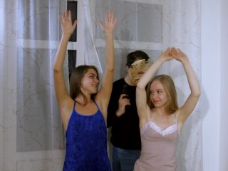 RussianFetish - Put your hands up! Olesya and Leya Tickling!-2