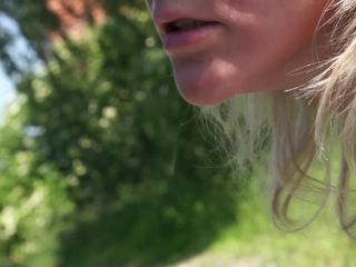 Gorgeous Blonde Teen's Another Outdoor Hardcore Action...-7