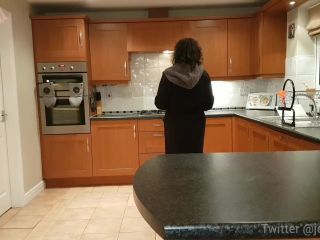 Sexy Jill Horny Wife Fucked Passionately Over The Kitchen Counter Gets A Massive Cumshot On Her Tits - 1080p-0