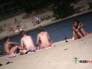 Everyone is staring at these gorgeous naturist teens  5-8