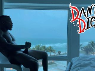 Dante Diggz - Morning BBC Alone Time During A Hurrricane On South Beach 1080P - Solo masturbation-2