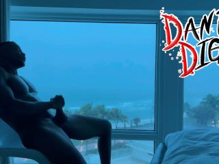 Dante Diggz - Morning BBC Alone Time During A Hurrricane On South Beach 1080P - Solo masturbation-9