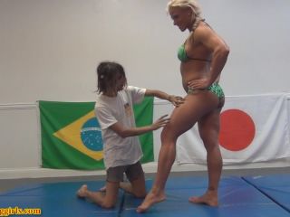 free online video 49 femdom strapon slave muscle | Grappling Girls - Shadowfax - GGTestofStrength9 | foot-9