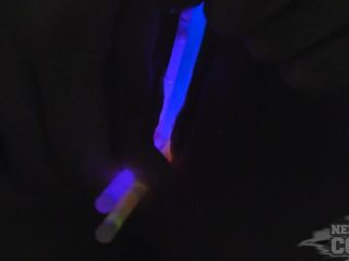 19yo Sharlote Penetrating Her Virgin Pussy With Glowsticks To Stretch  Herself-2