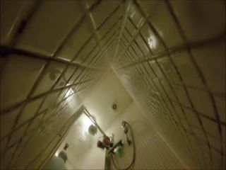 Busty girl fingering pussy in the shower. hidden cam-9