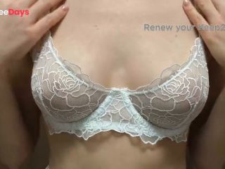 [GetFreeDays.com] Pretty girl in white lingerie caresses her tender breasts and gets pleasure Sex Stream January 2023-1