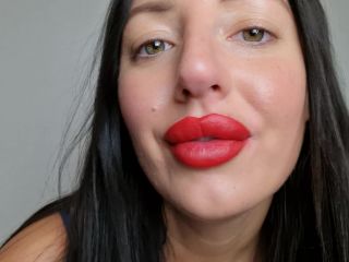 free online video 46 femdom butt plug tattoo | Tattooed Temptress – Obey My Big Red Lips | lipstick fetish-6