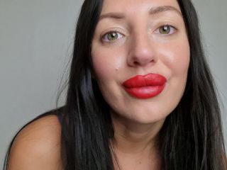 free online video 46 femdom butt plug tattoo | Tattooed Temptress – Obey My Big Red Lips | lipstick fetish-7