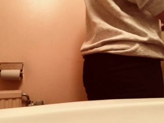 AnalOnlyJessa - Anal plug playtime on my schools toilet-0