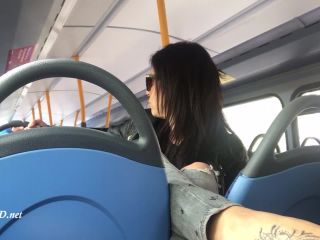 online xxx video 10 asian fetish porn Bus ride with black soles and cumshot – Feetwonders, barefoot footjob on feet porn-7