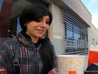 Famous Latina Youtuber Goes To McDonaldS And Ends Up With Sauce All Over Her  ITS VERY BIG, PUT 1080p-1