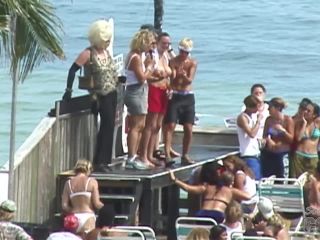 Voyeur Wet T-Shirt Contest form My Key West Condo Balcony voyeur -1