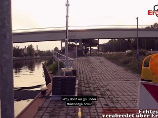 Public Sex On A Fuckdate Next To A Highway With Fat Blackhaired German -5