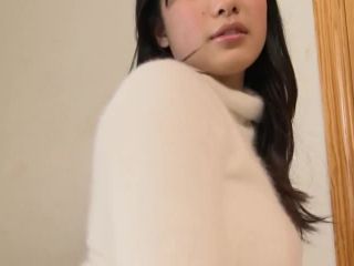 Tomoe Yamanaka lovely Asian teen in her red coat-7