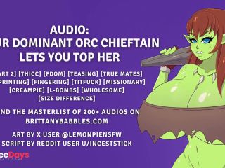 [GetFreeDays.com] Audio Part 2 - Your Dominant Orc Chieftan Lets You Top Her Sex Leak December 2022-2
